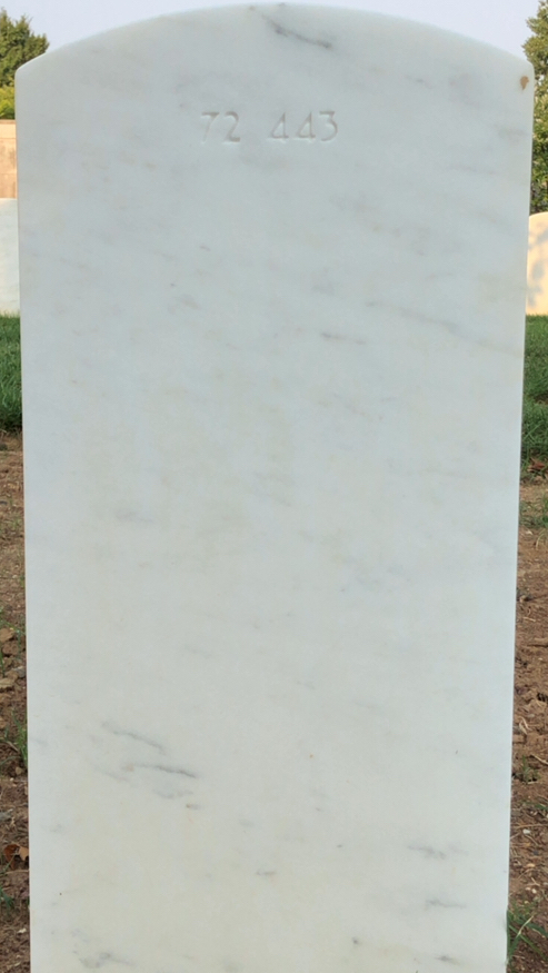 Back of headstone — Andrew P Forti