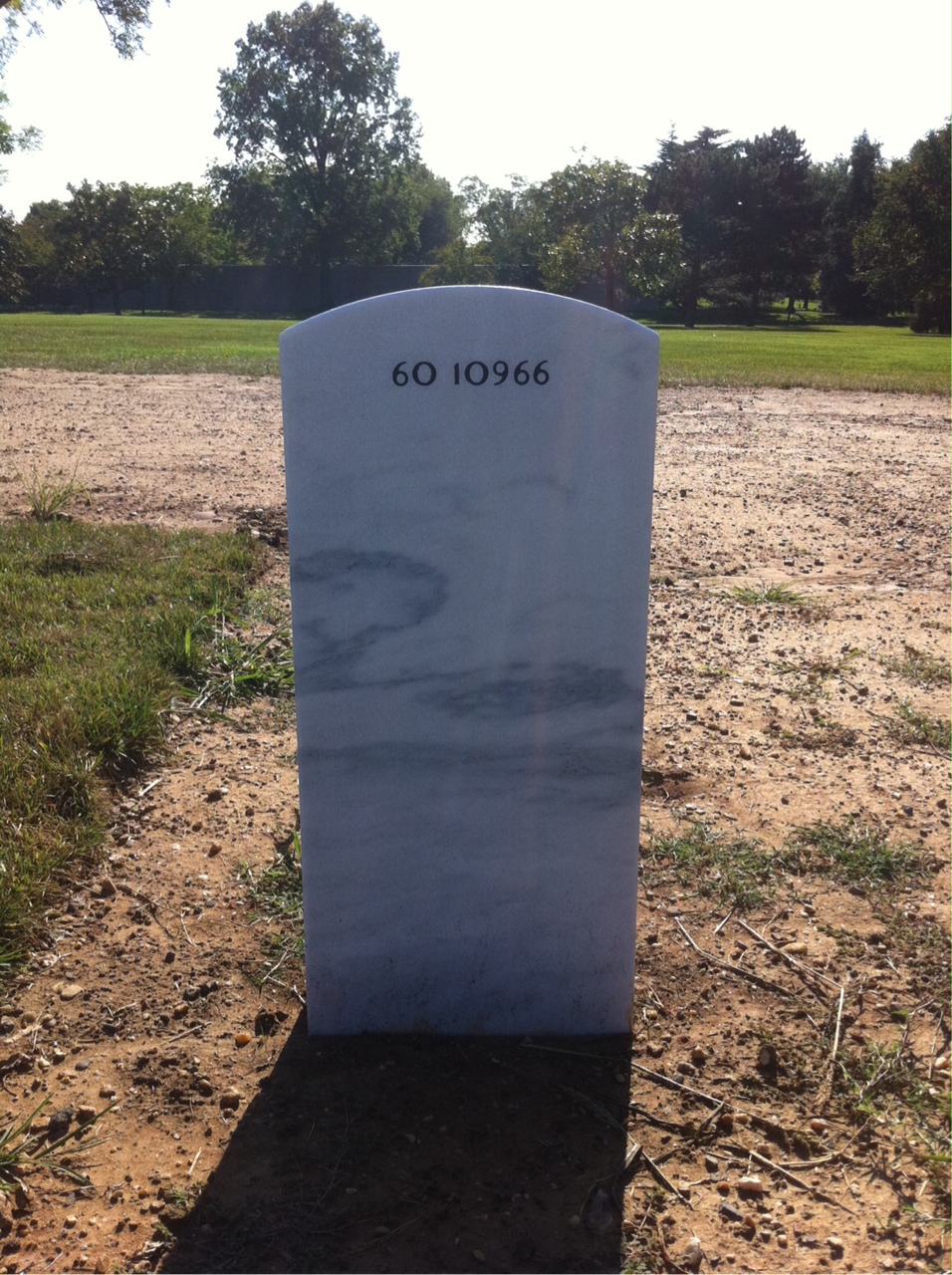Back of headstone — Robert Carney Riddell