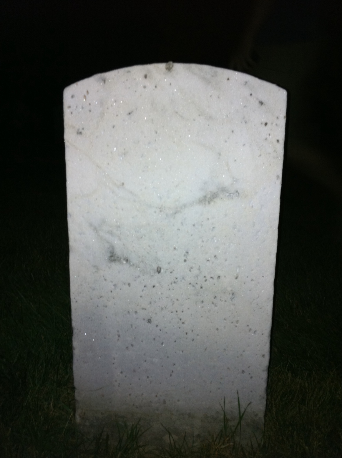 Back of headstone — William Motley