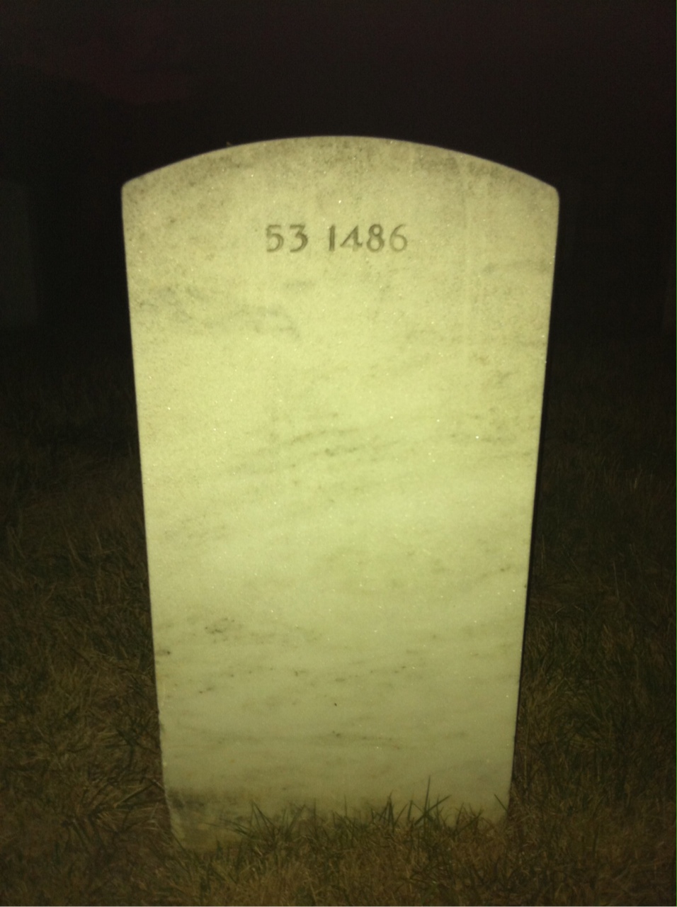 Back of headstone — Pauline Andoe