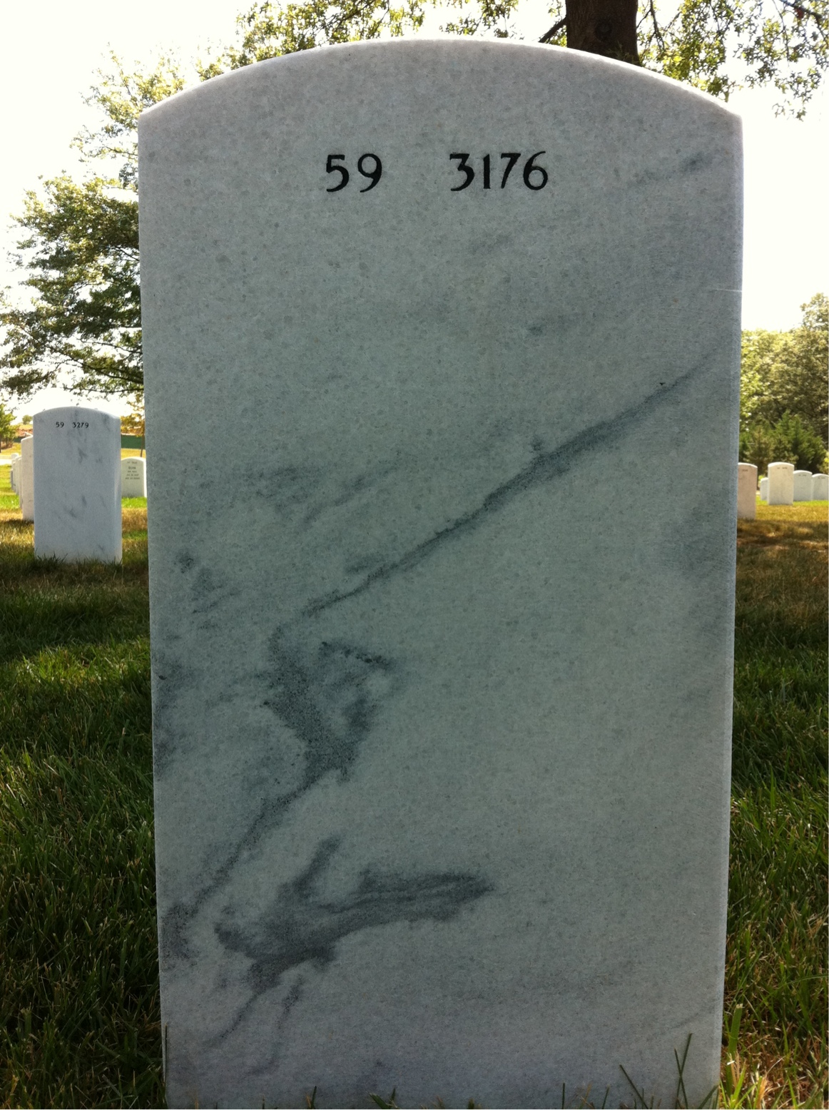 Back of headstone — Eugene Collopy
