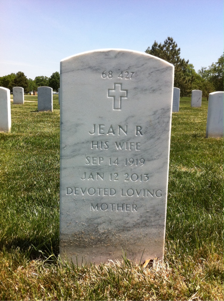 Back of headstone — David Spirt