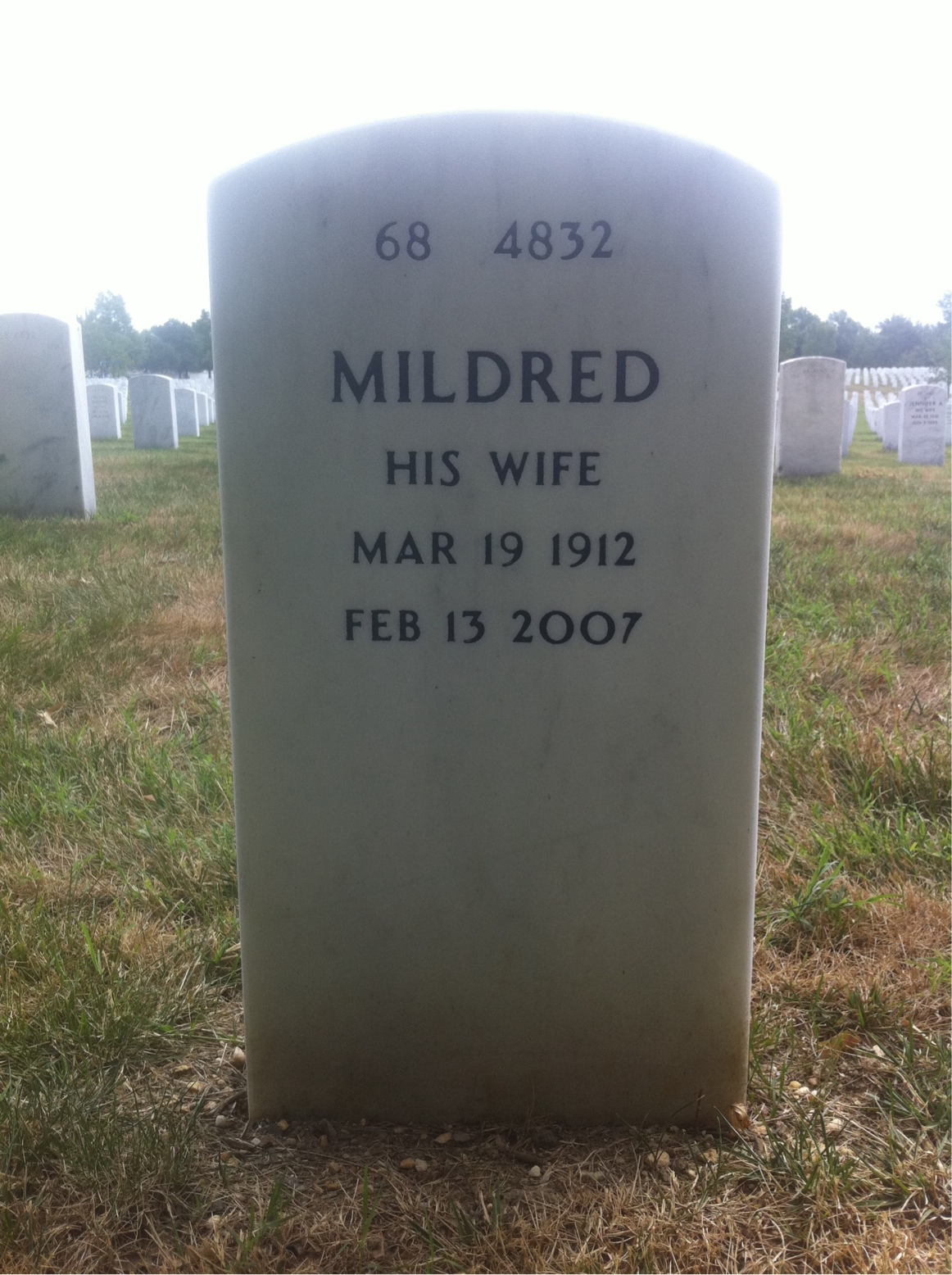 Back of headstone — Edward Collins