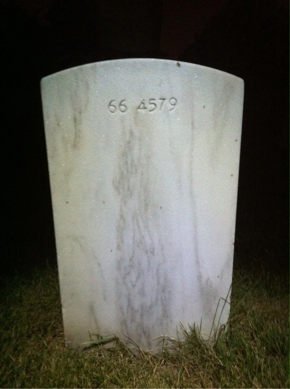 Back of headstone — Bernard Mieszkowski