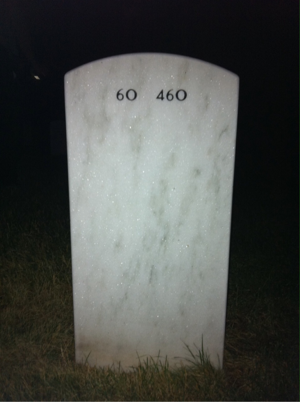 Back of headstone — Robert Owens