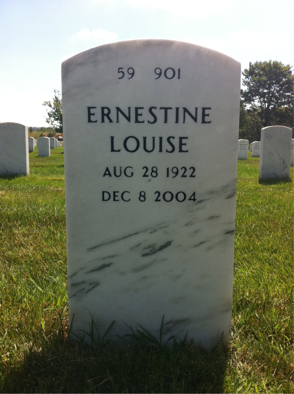 Back of headstone — John Presson