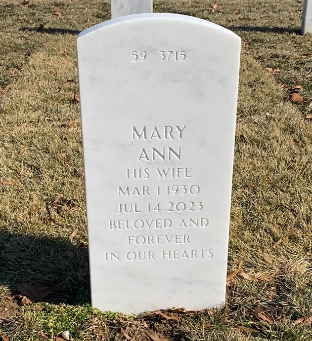 Back of headstone — Robert Lancaster