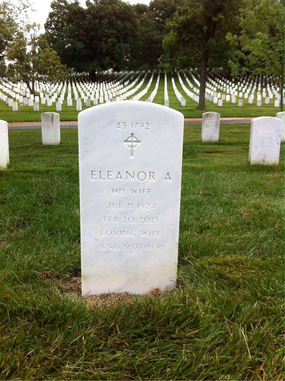 Back of headstone — Alex Balser