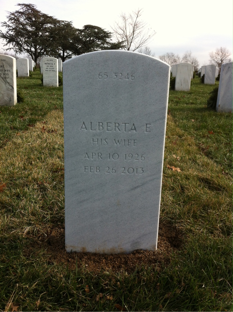 Back of headstone — William Stern