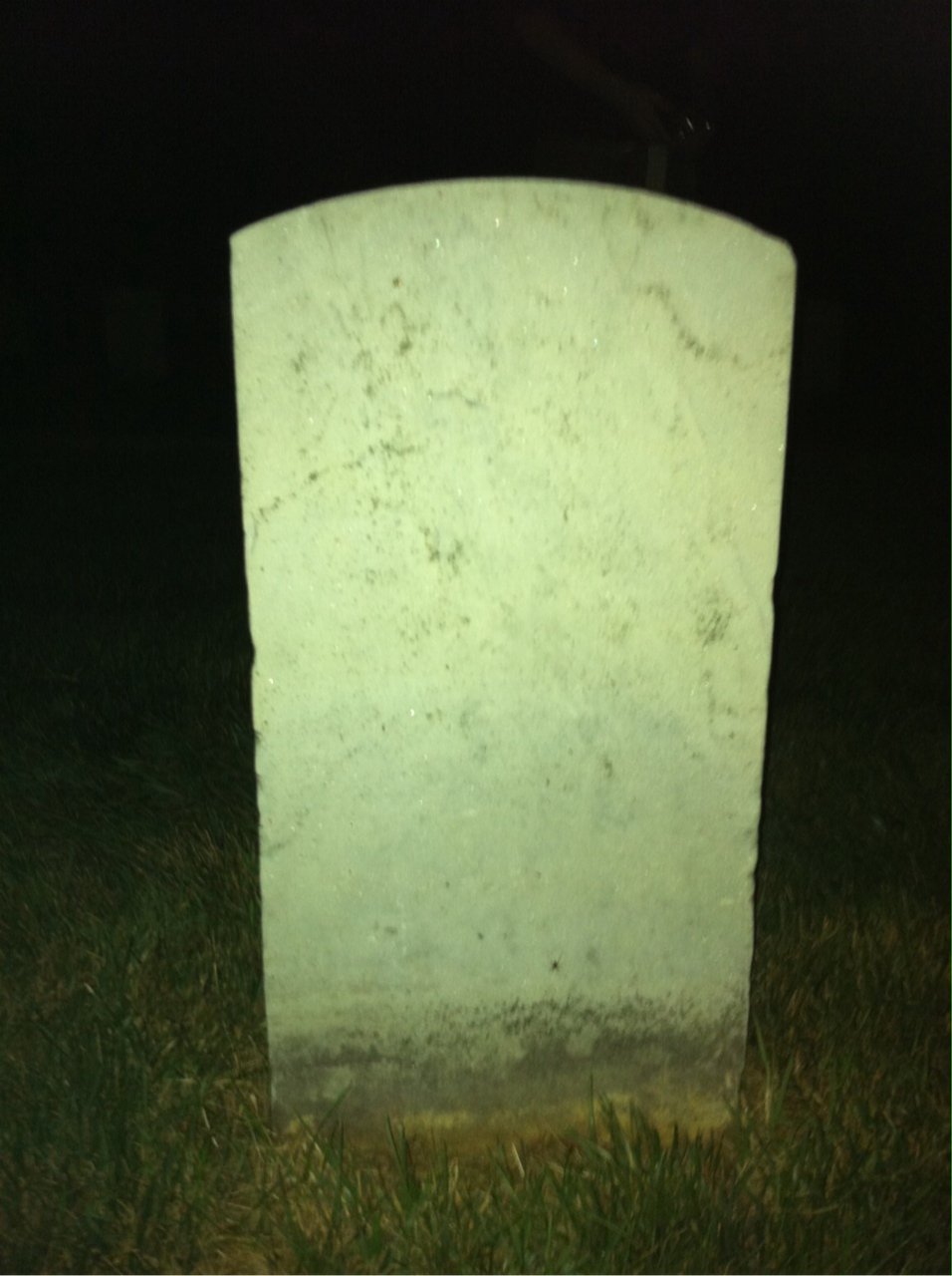 Back of headstone — John Murphy
