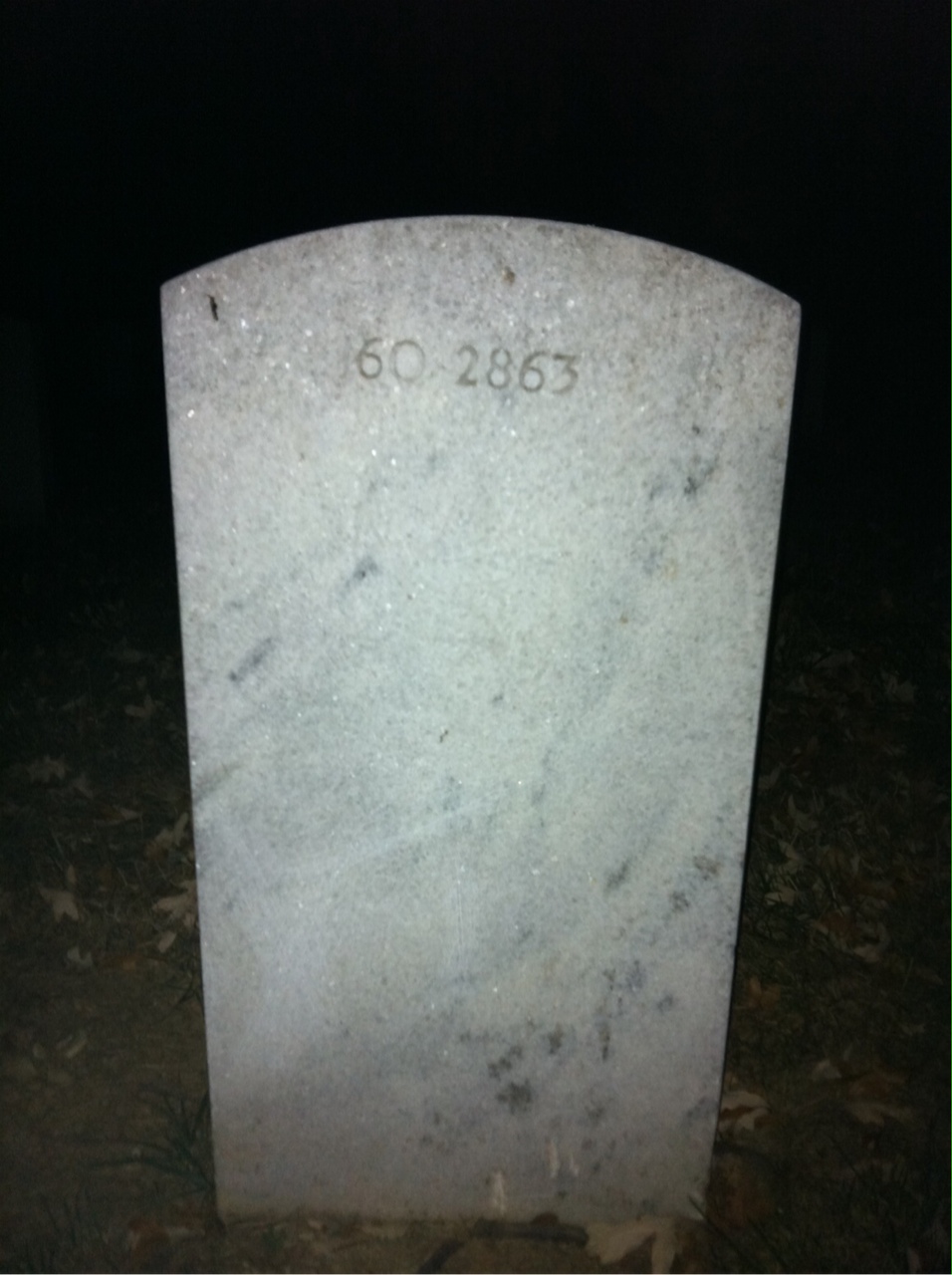 Back of headstone — Richard Mussmon