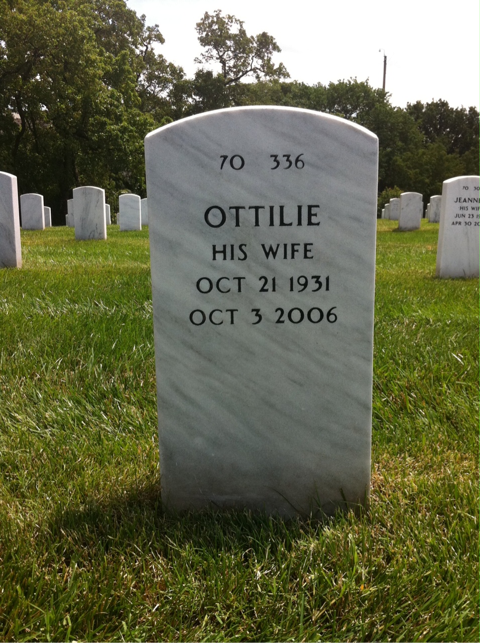 Back of headstone — Edward Mazur