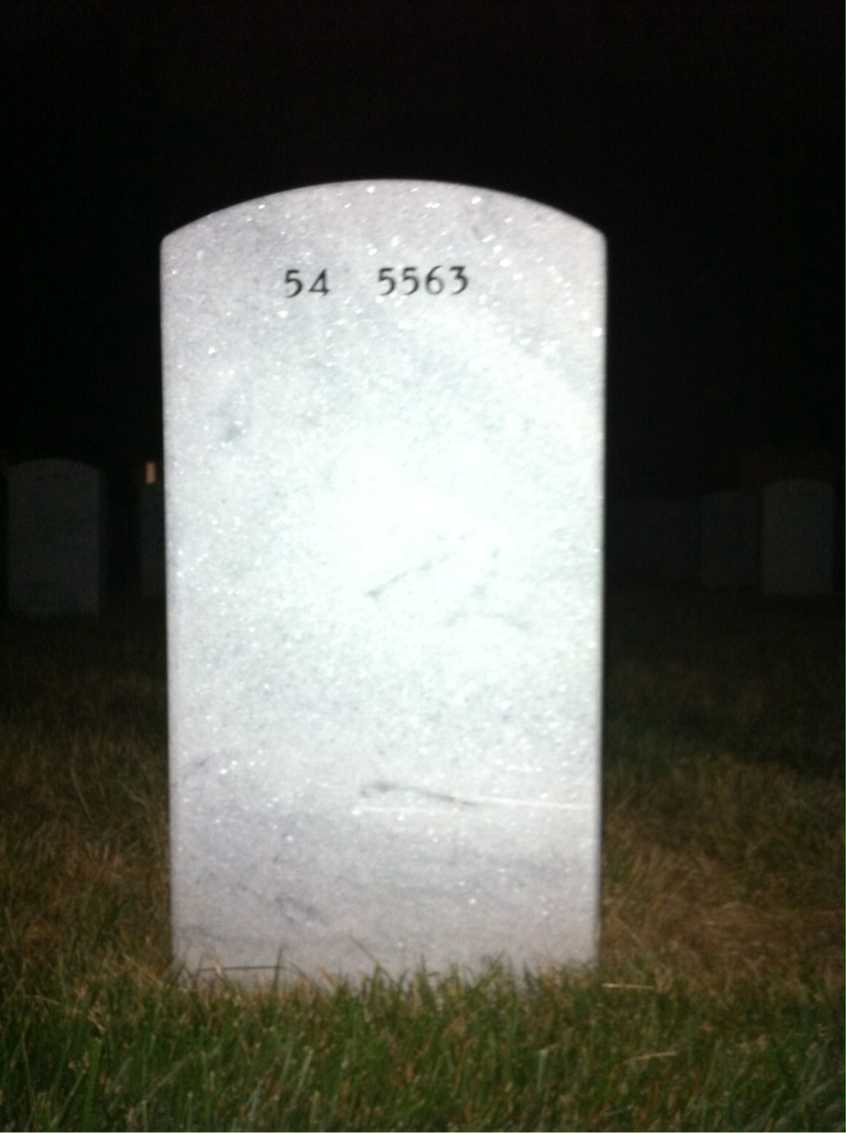 Back of headstone — Donna Southard