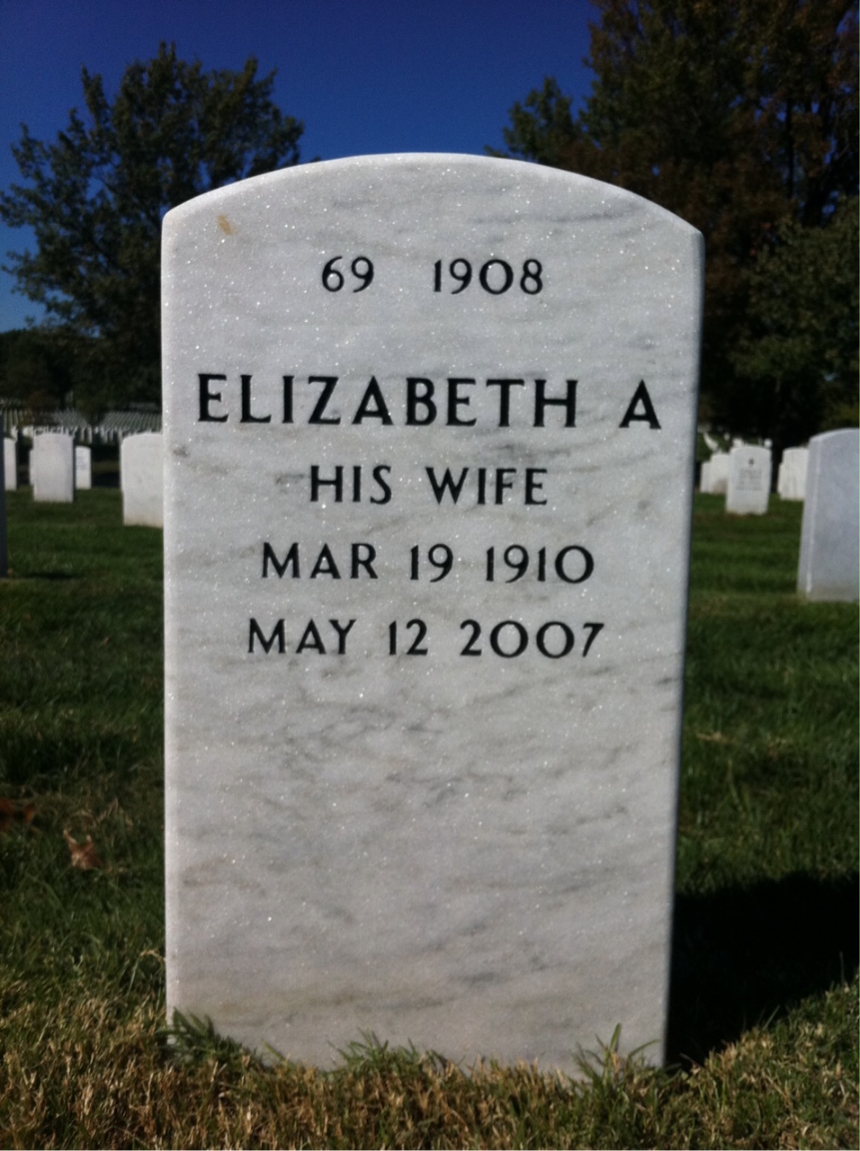 Back of headstone — Philip Gross