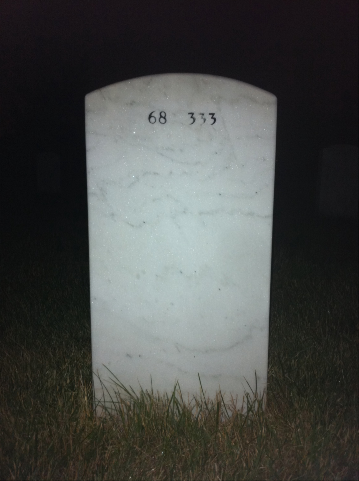 Back of headstone — Joseph Clatchey