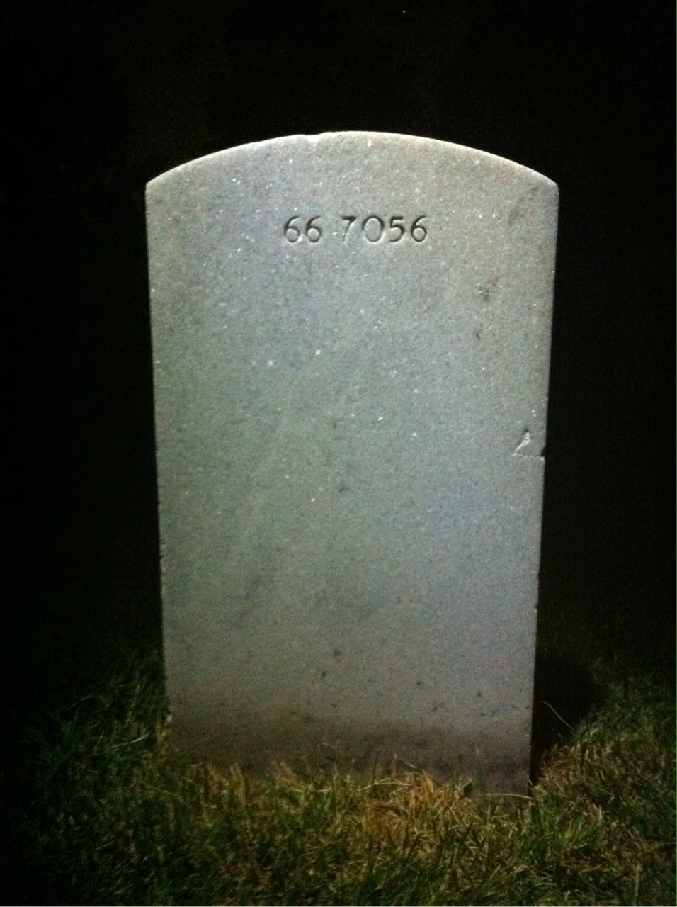 Back of headstone — Joseph Begin