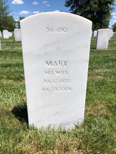 Back of headstone — Charles Fitch