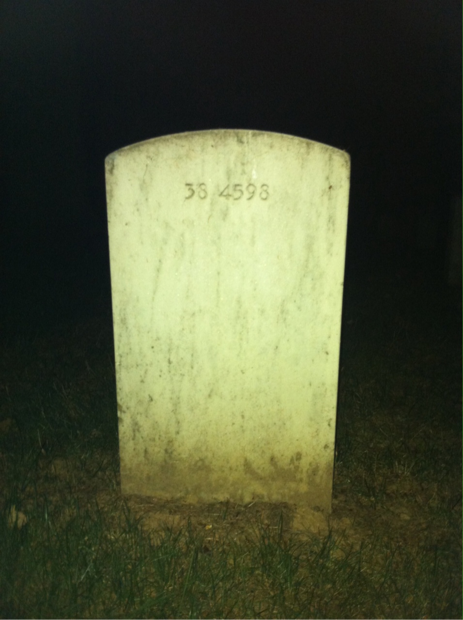 Back of headstone — James Mcintyre