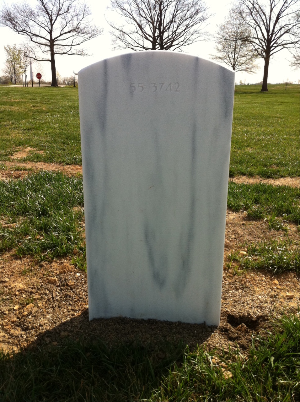 Back of headstone — Tyffani Laurken Newby