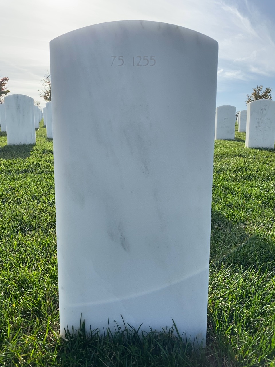 Back of headstone — Richard Bachman
