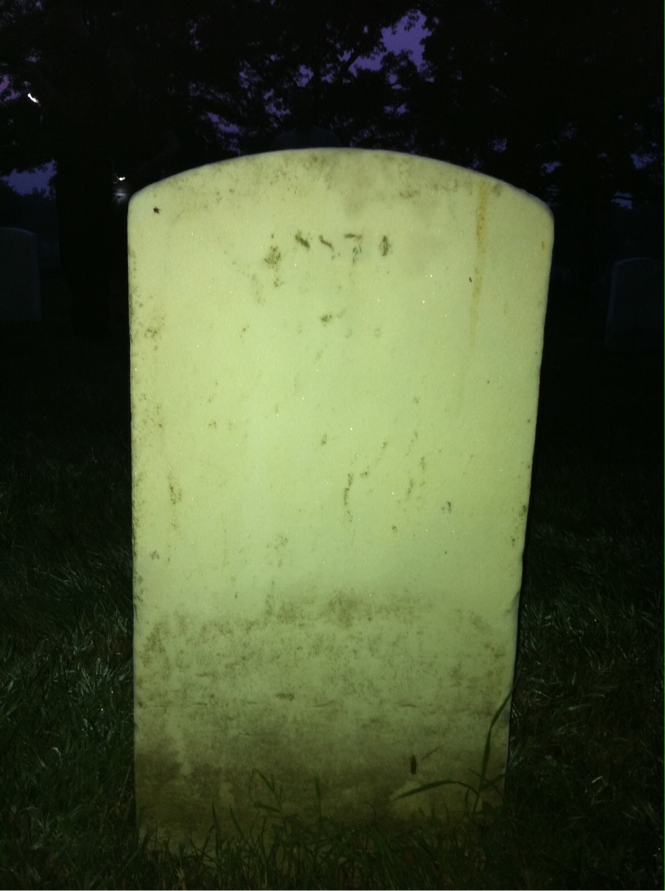 George C. Howard headstone back