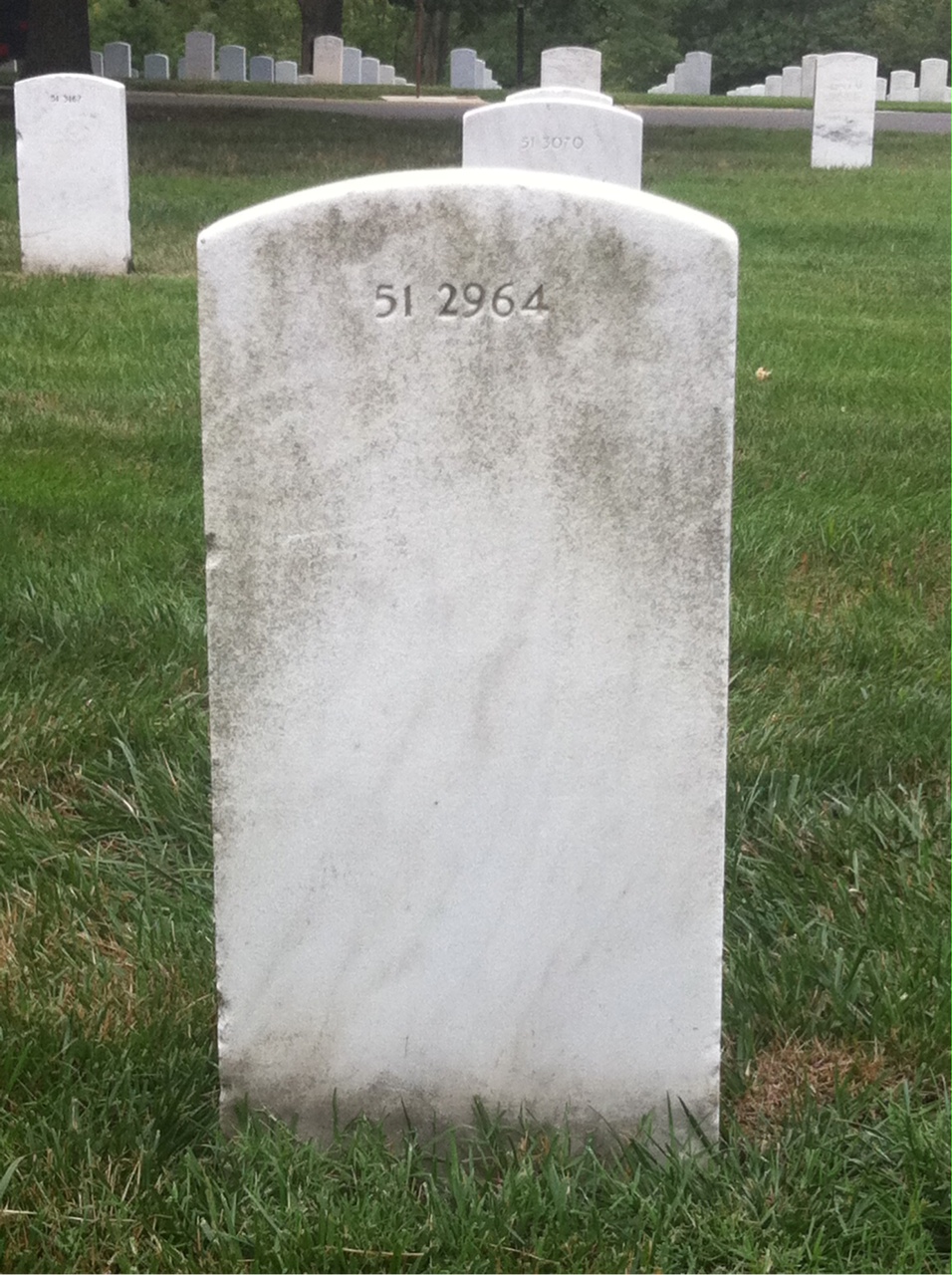 Back of headstone — Thomas Patrick Mcgovern