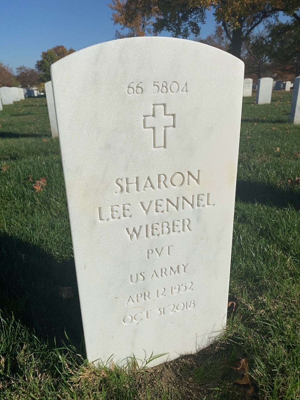 Back of headstone — Thomas Edward Wieber