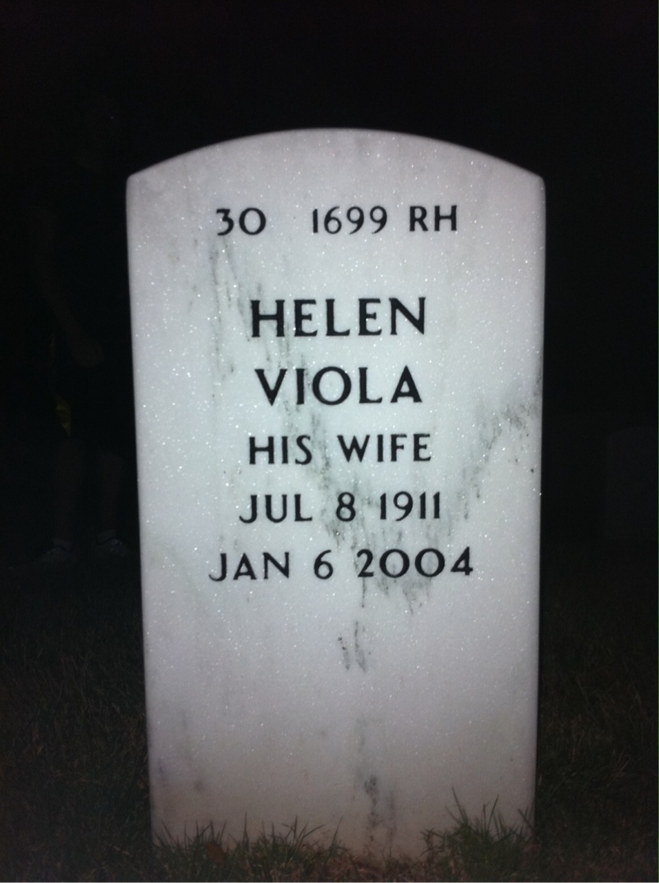 Back of headstone — Robert Burns
