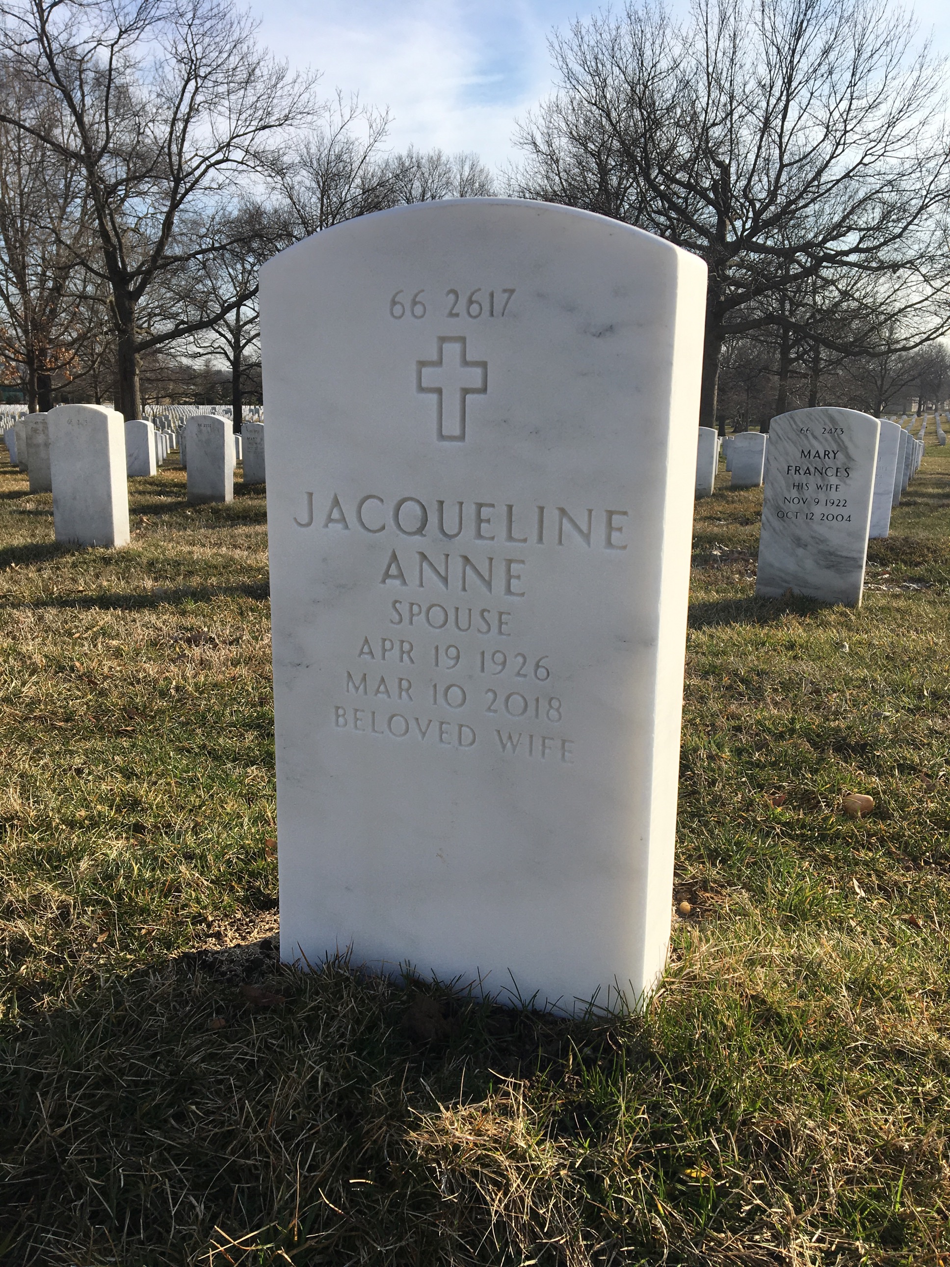 Back of headstone — Fuller Austin