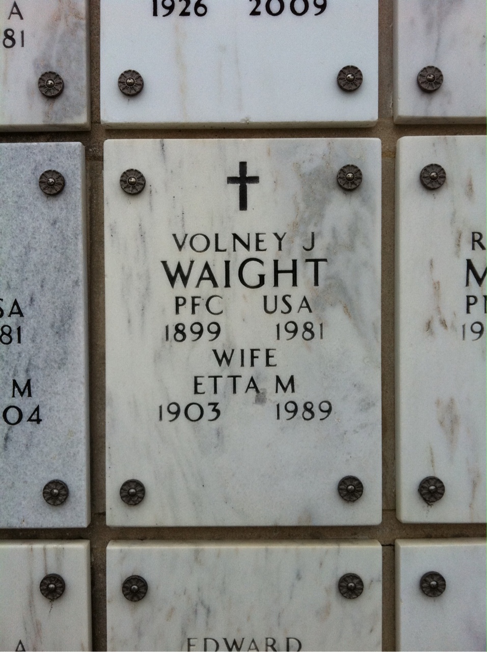 Volney J Waight