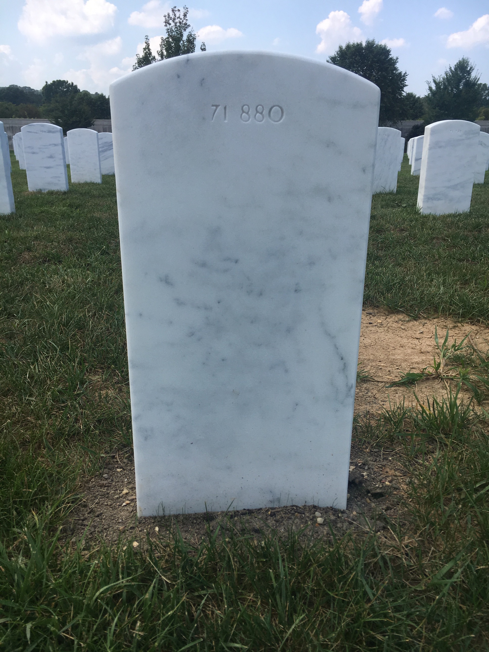 Back of headstone — Torrance Dwayne Taylor
