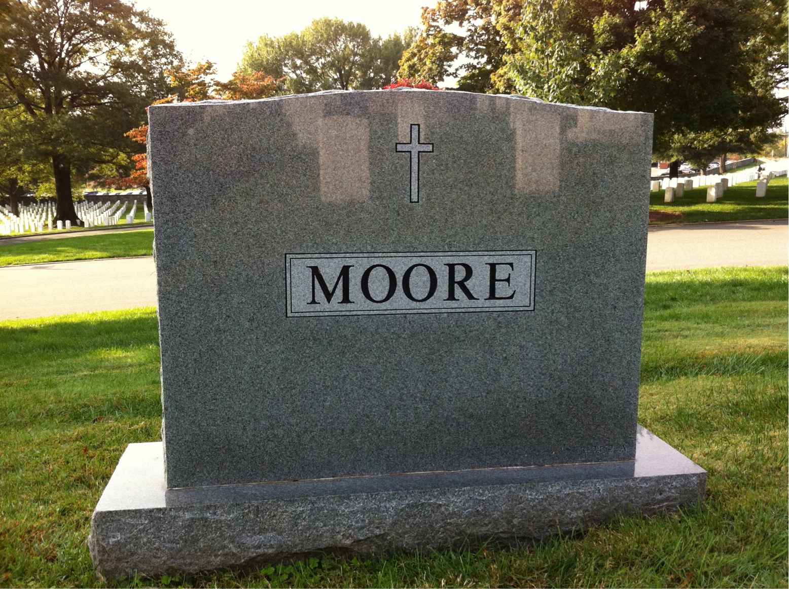 Eileen Moore headstone back