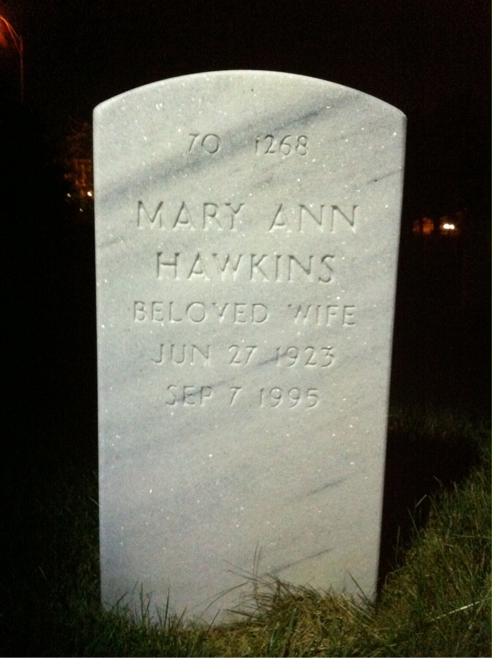 Back of headstone — Edward Rubich