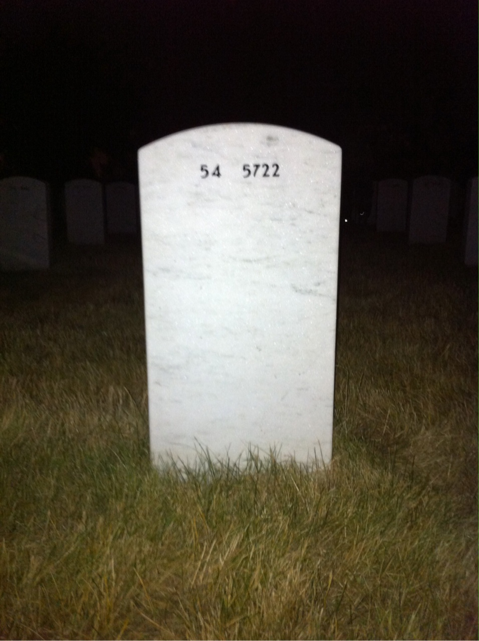 Back of headstone — Philip Noel