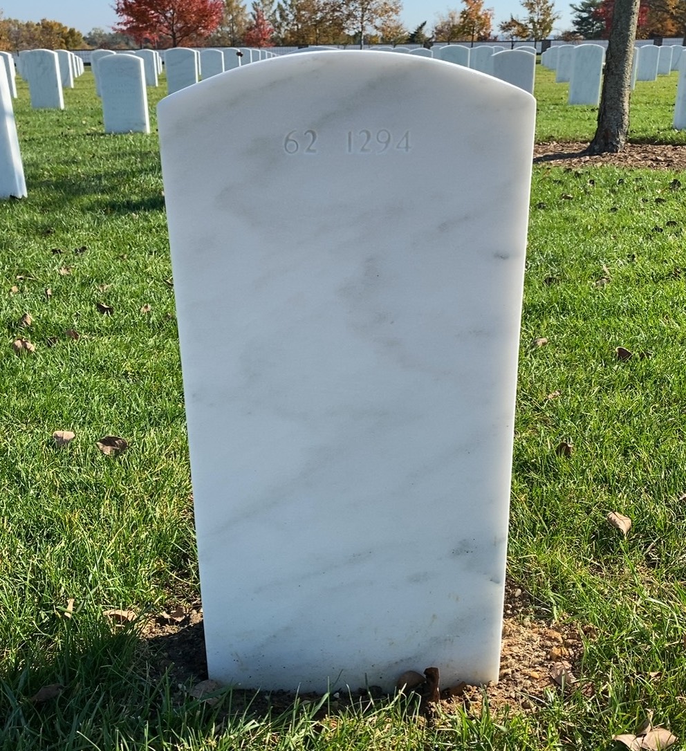 Back of headstone — Angelo Consoli