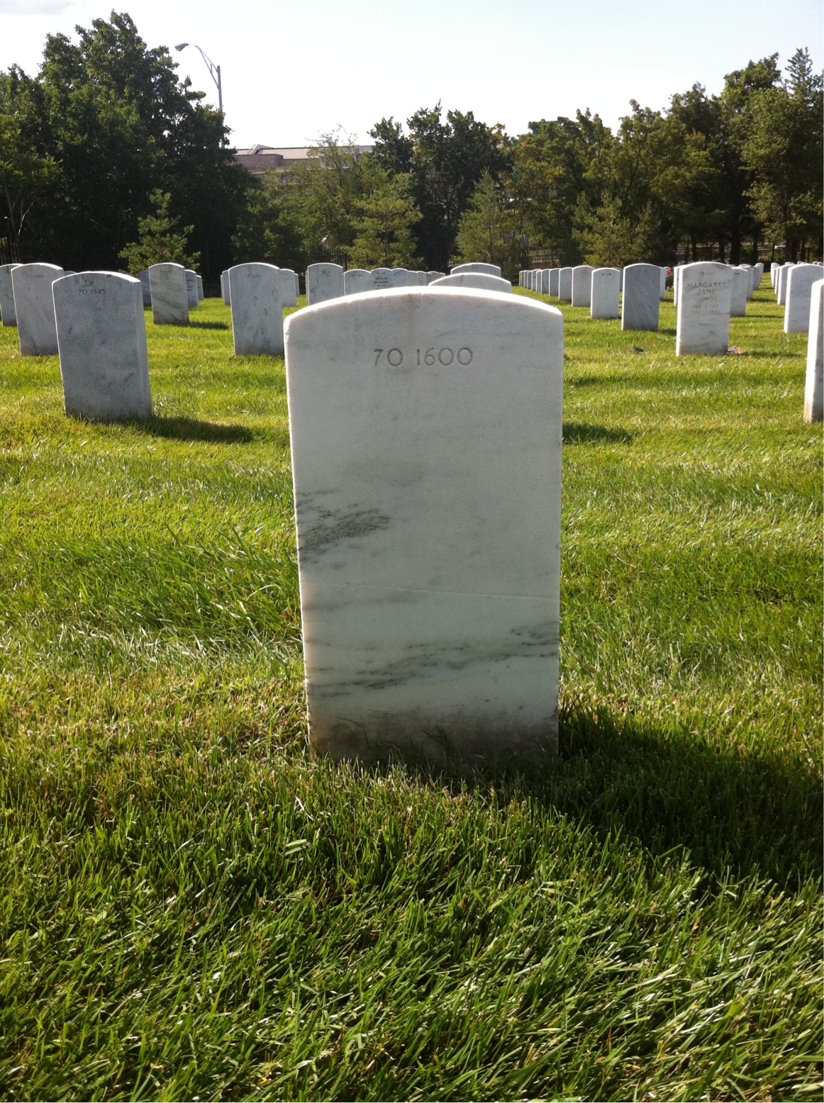 Back of headstone — Ralph Mockabee
