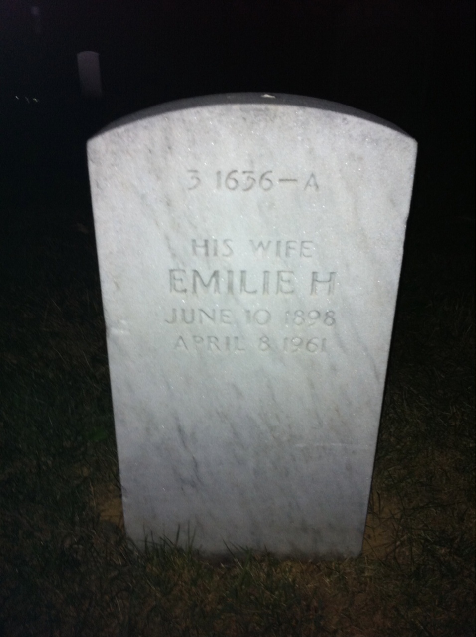 Back of headstone — Rodney Tunnelle Bonsall