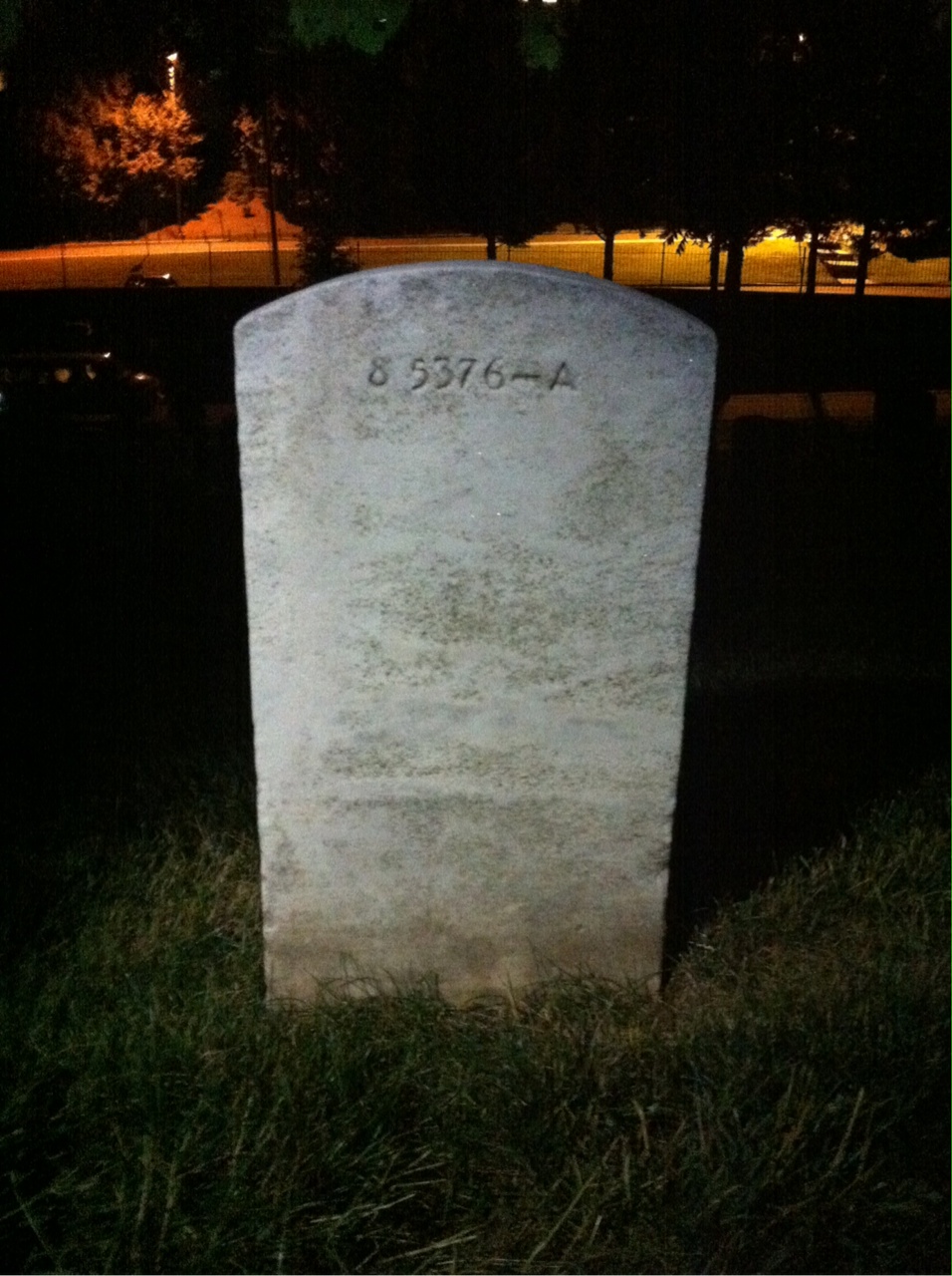 Back of headstone — Bryan Conrad