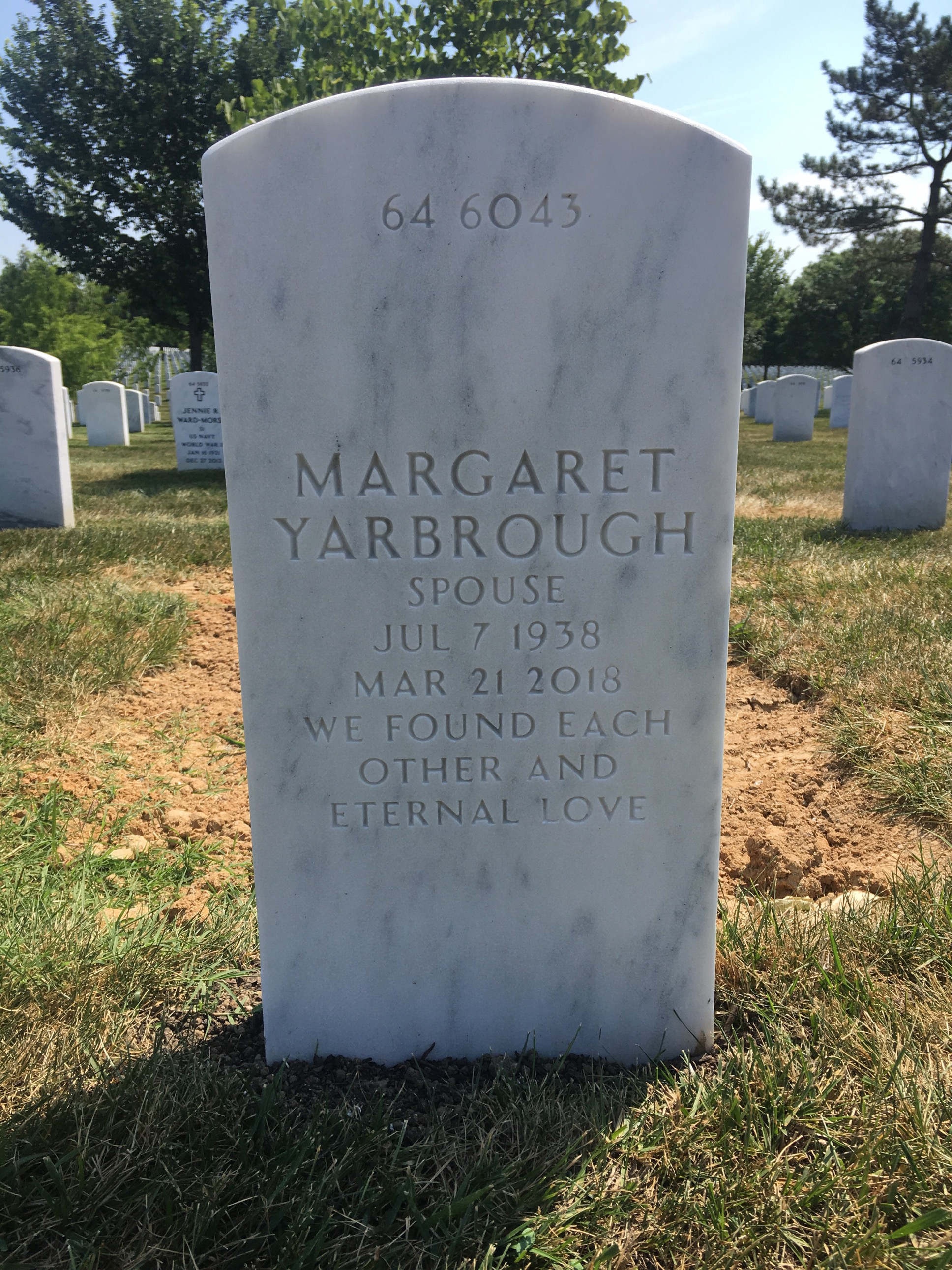 Back of headstone — James Koenig