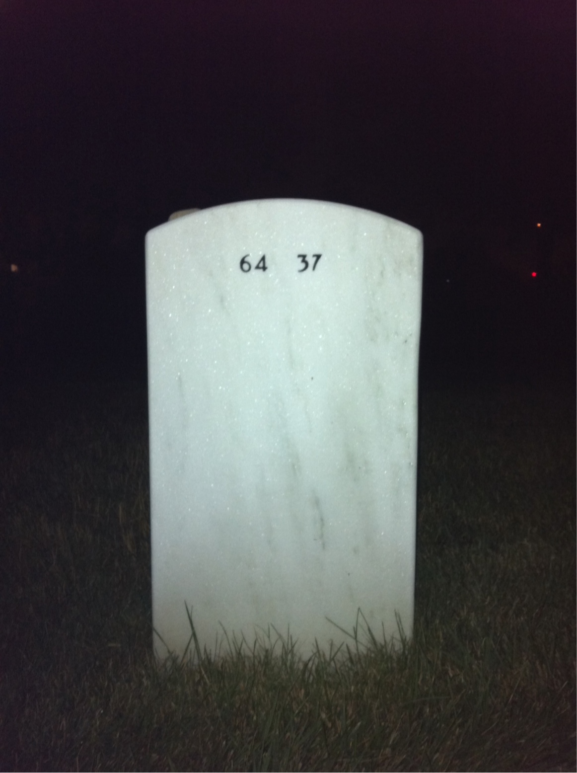 Back of headstone — Jessica Conkling