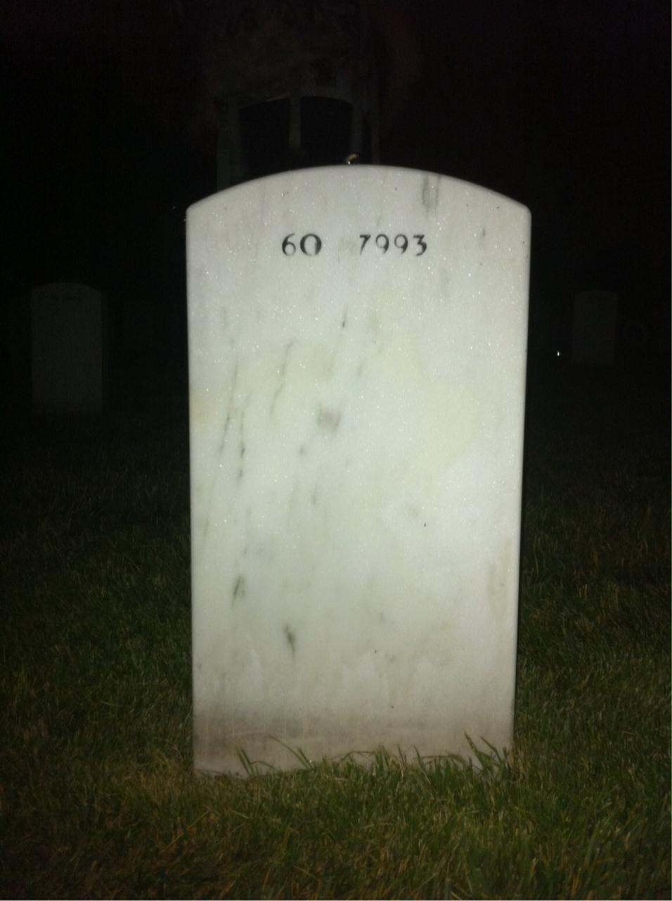 Back of headstone — Patrick Adle