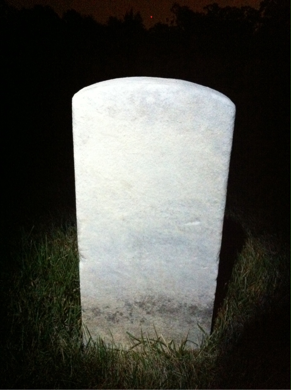 Back of headstone — Not Captured Morel