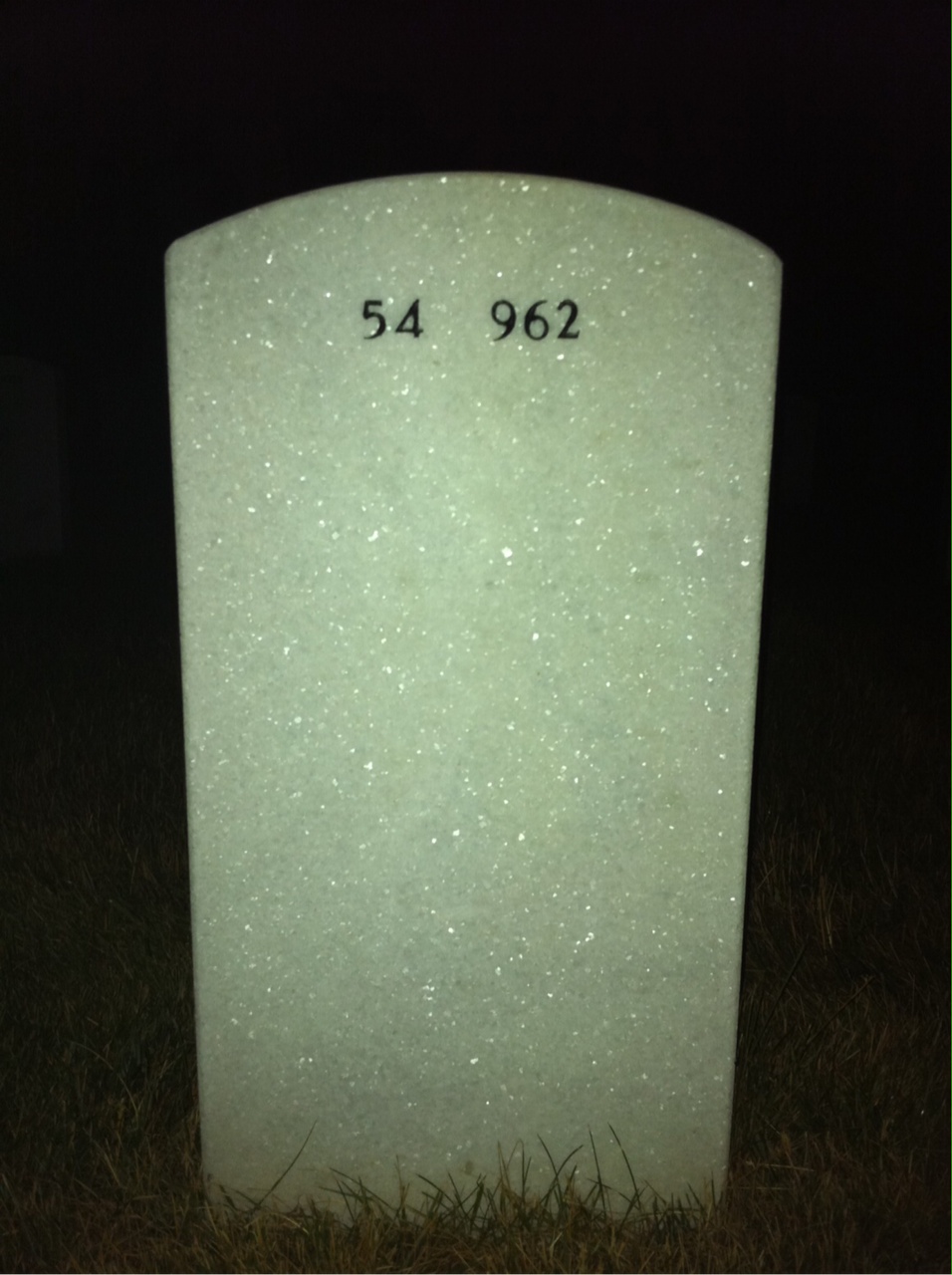 Back of headstone — Edeze Louis