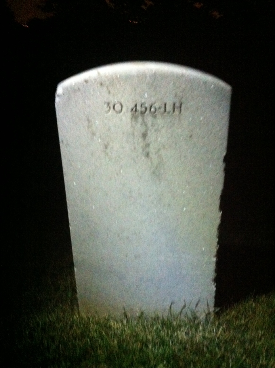 Back of headstone — Gladys Constantine