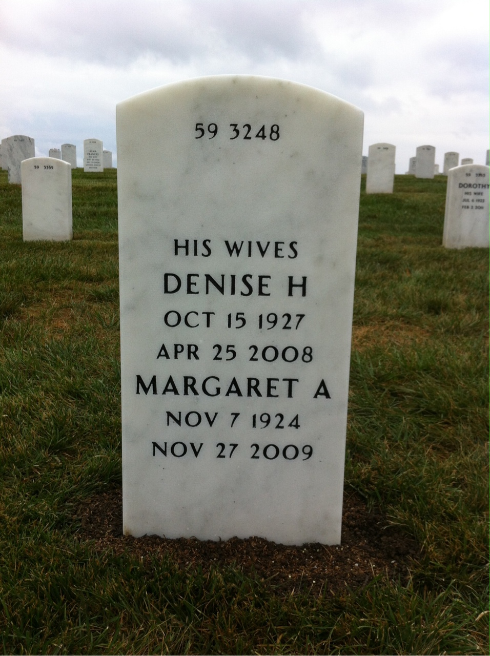 Back of headstone — Frederick Munchmeyer