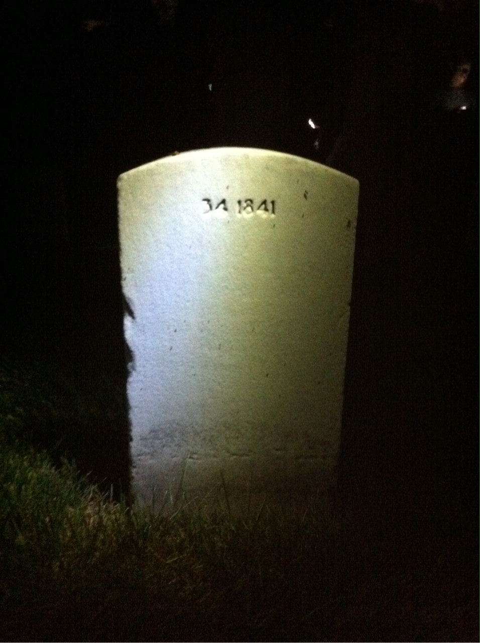 Back of headstone — Helen Anderson