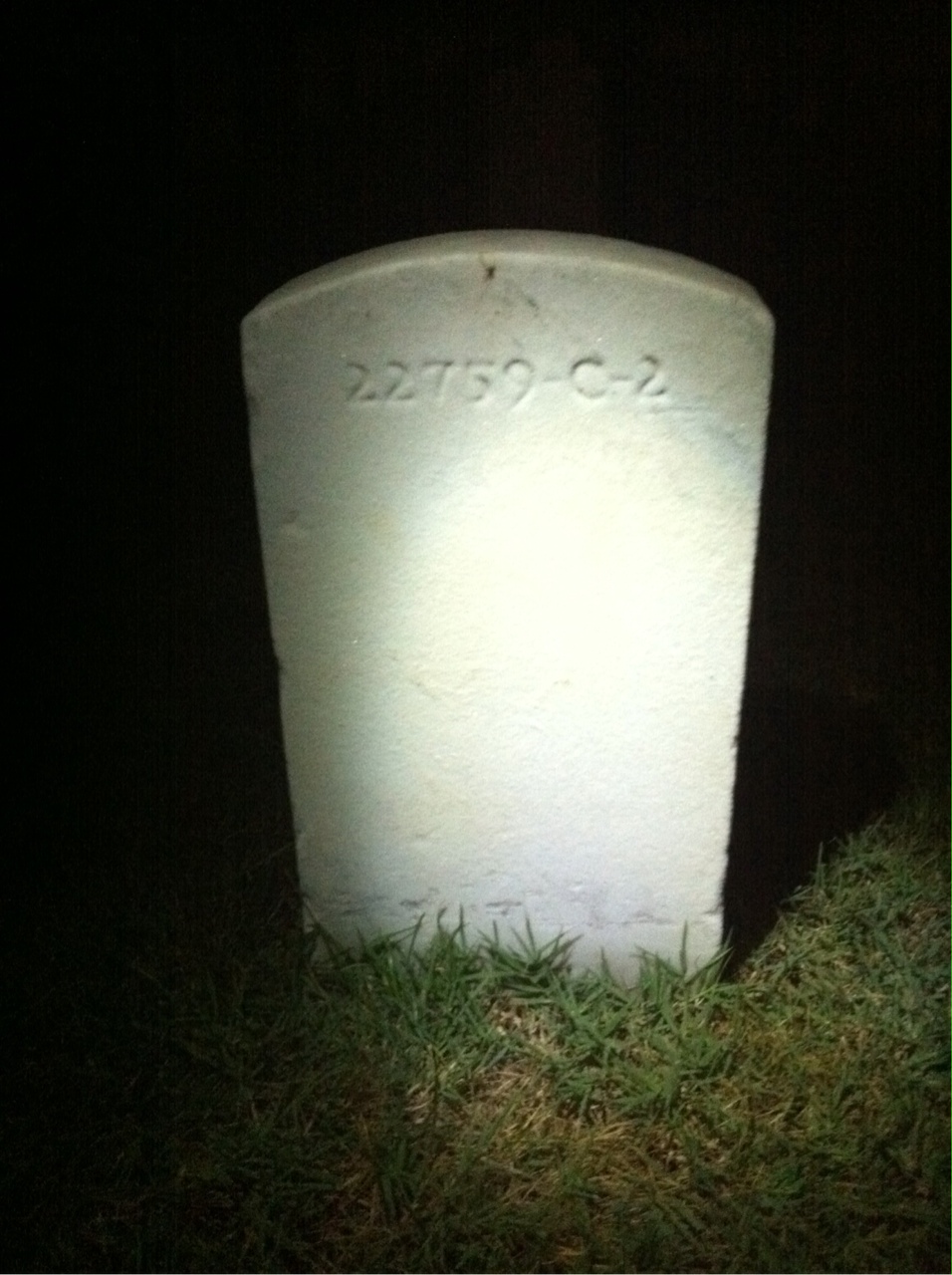 Back of headstone — Stella Mulligan