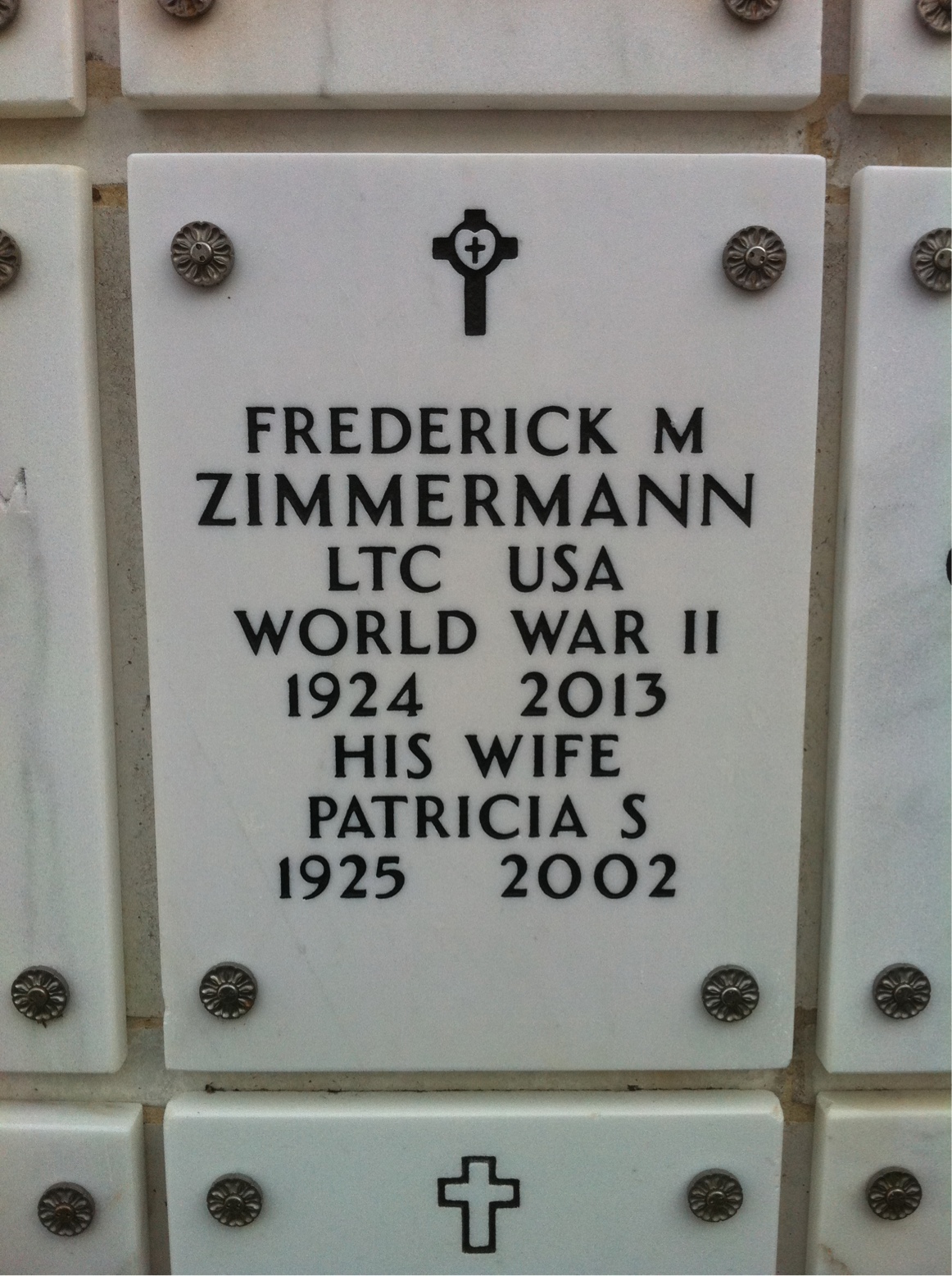 Frederick M Zimmermann