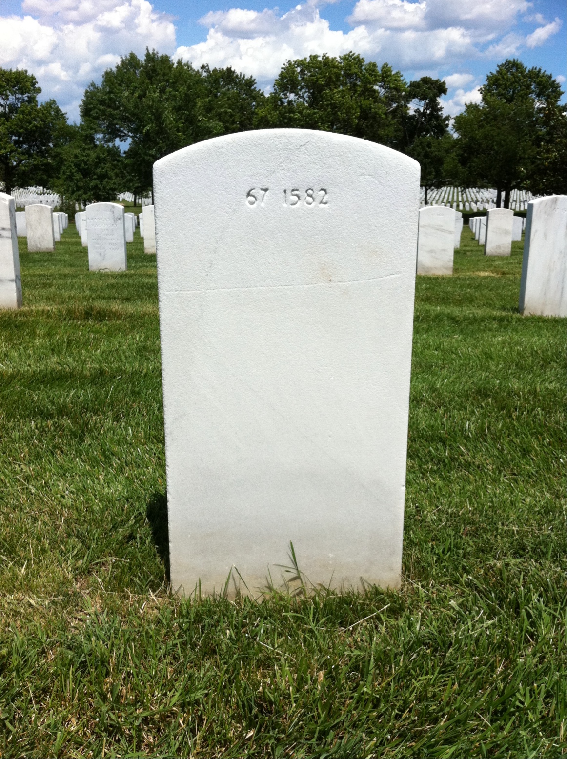Back of headstone — Roscoe Allison