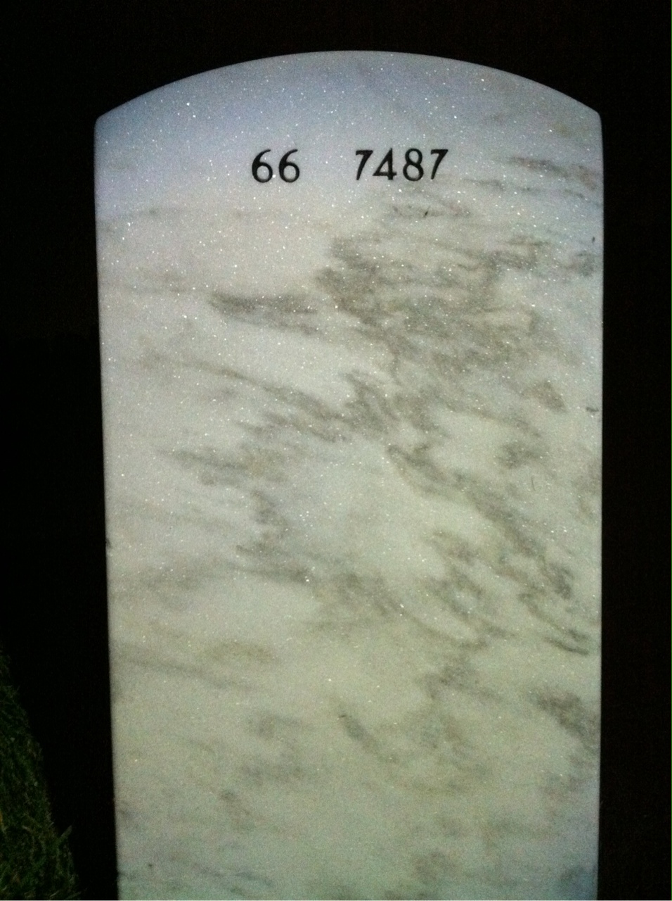 Back of headstone — John Conlon